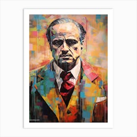 Gangster Art Don Vito Corleone The Godfather 6 Art Print
