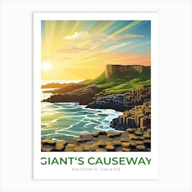 Northern Ireland Giant S Causeway Travel Art Print