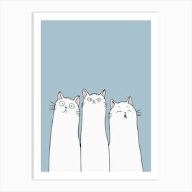 The Cats Art Print