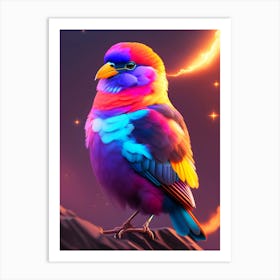 Colorful Bird Art Print