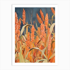 Sorghum Field Art Print