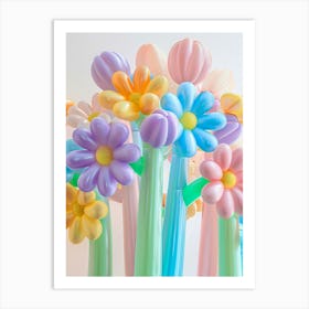 Dreamy Inflatable Flowers Gypsophila Art Print