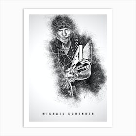 Michael Schenker Art Print