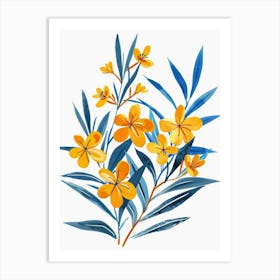 Yellow Flowers 9 Art Print