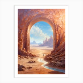 Archway In The Desert Art Print