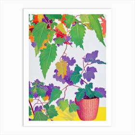 Grape Ivy Eclectic Boho Art Print