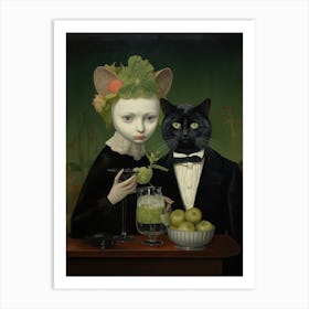 Cat And Mouse Art Print