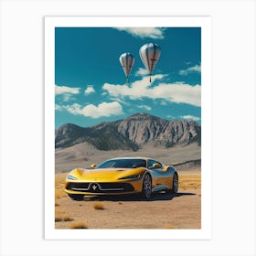 Maserati Aventador Art Print