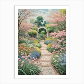 Spring Garden Path no1 Poster