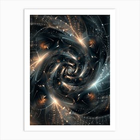 Fractal Spiral Art Print