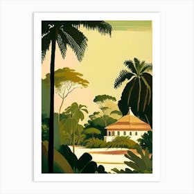 Cayo Santa Maria Cuba Rousseau Inspired Tropical Destination Art Print