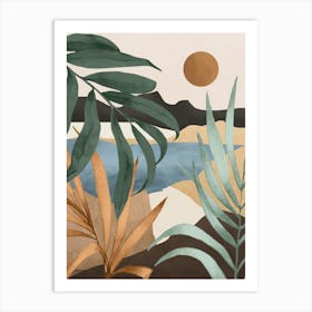 Tropical Landscape Art Print