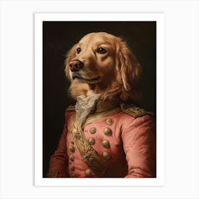 Regal Retriever Art Print