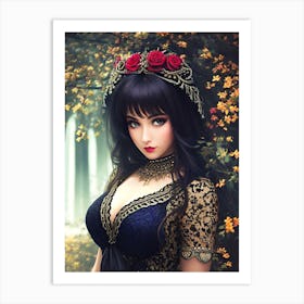 Asian Beauty Art Print