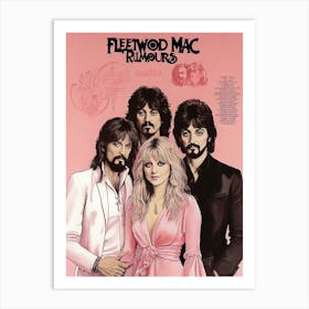 Fleetwood Mac - Rumours art print Art Print