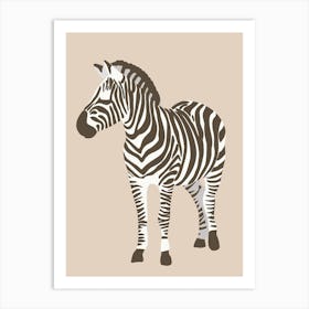 Zebra Jungle Safari Art Print