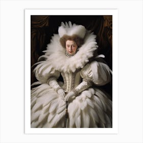 Victorian Queen Portrait Art Print