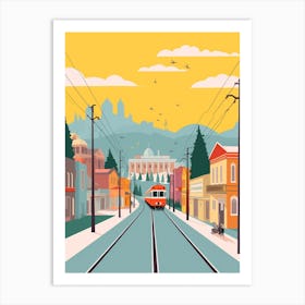 Romania 3 Travel Illustration Art Print