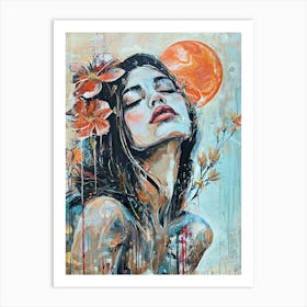 Nomad Light, Boho Art Style Art Print