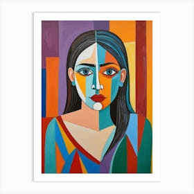 Face Of A Woman 2 Art Print