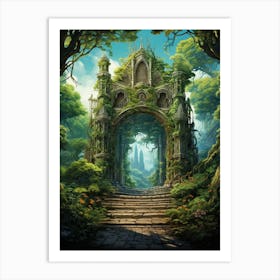 Fairytale Forest 1 Art Print