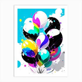 Colorful Balloons Art Print