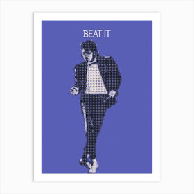 Beat It Michael Jackson Art Print