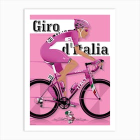 Giro Grand Cycling Tour Art Print