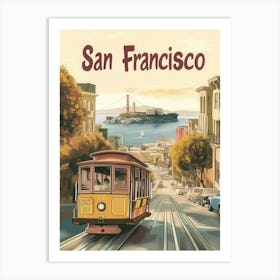 Aihrgdesign A Classic 1960s Travel Poster For San Francisco 1 Art Print