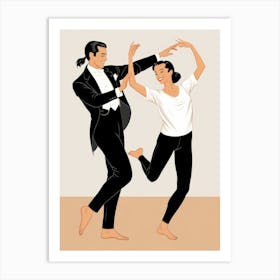 Tango Dancers 1 Art Print