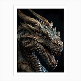 Fantasy dragon Art Print
