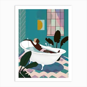 Bathing Woman 2 Art Print