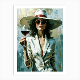 Fashion Freak Female Model 2 Art Print