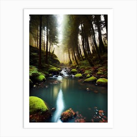 Mossy Forest 13 Art Print