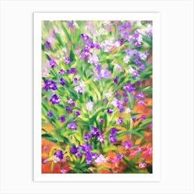 Tradescantia 2 Impressionist Painting Art Print