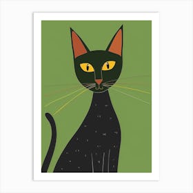 Black Cat 40 Art Print