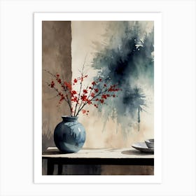 Chinese Vase Art Print