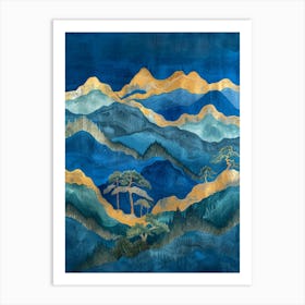 Blue Mountains 4 Art Print