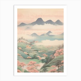 Mount Nasu In Tochigi, Japanese Landscape 3 Art Print