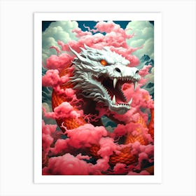 Dragon In The Clouds 3 Art Print