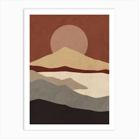 Abstract Landscape 4 Art Print