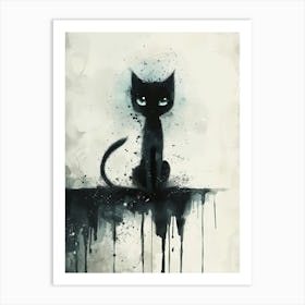 Black Cat 31 Art Print