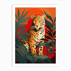 Jaguar In The Jungle 3 Art Print