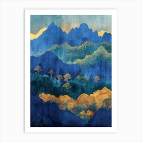 Chinese Mountains 87 Art Print