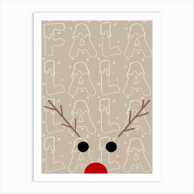 Rudolf Christmas Art Print