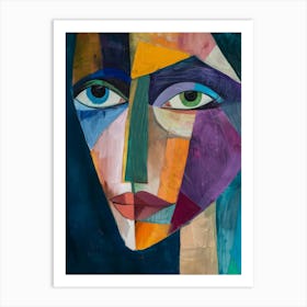 Abstract Portrait Of A Woman 42 Art Print