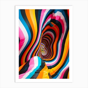 Psychedelic Tunnel Art Print