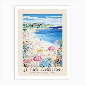 Porto Cervo, Sardinia   Italy Il Lido Collection Beach Club Poster 3 Art Print
