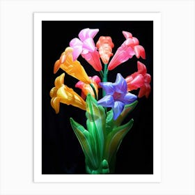 Bright Inflatable Flowers Lily Of The Valley 1 Art Print