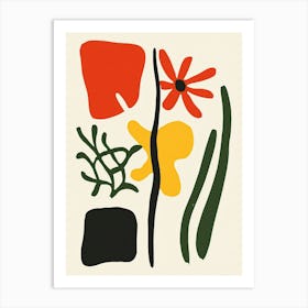 Flowers By Jean Paul Gauguin 1 Art Print